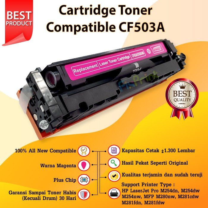 Cartridge Toner Compatible HP 202A CF500A CF501A CF502A CF503A Canon CRG 052 Refill Printer M254 MFP M280 M281fdw