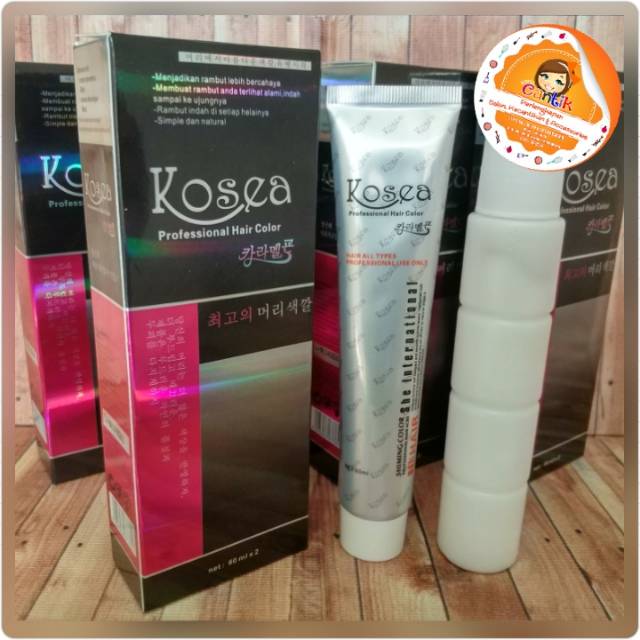 Kosea Hair Color 60mlx2 PEWARNA  RAMBUT  Shopee Indonesia