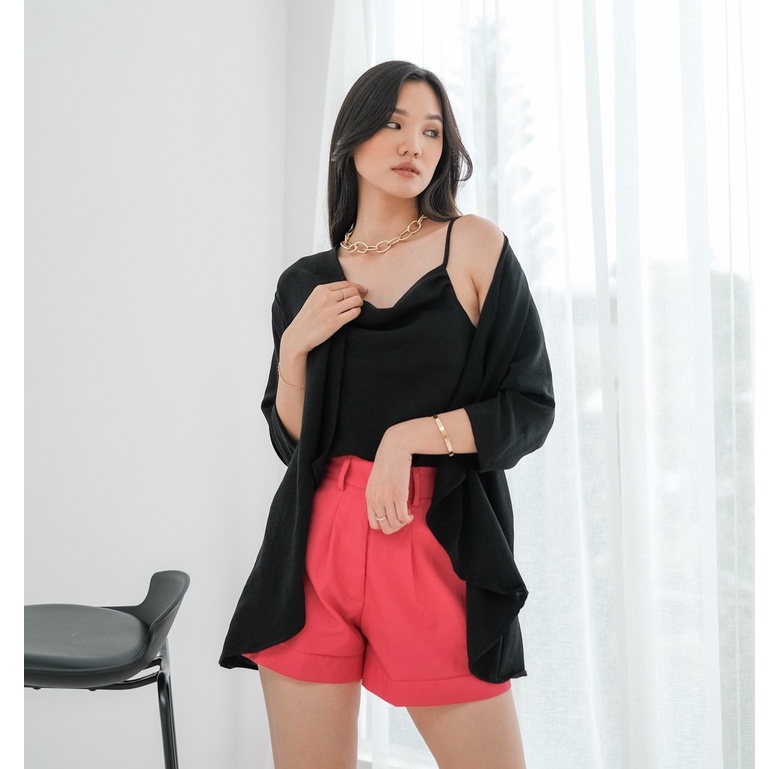 [TAVIA] Selena Cardigan Set (2 in 1) / Outer / Tanktop / Setelan Cardigan Wanita Set