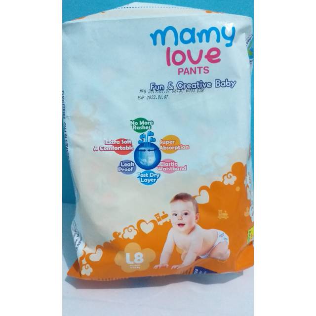 Mamy Love Pants (popok celana) L8