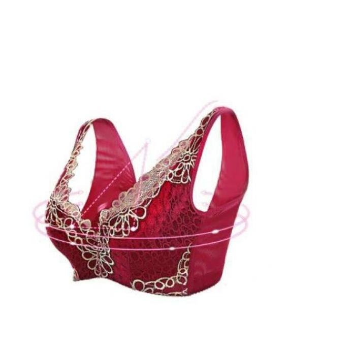 ☜ Bh Tally 848 Push Up Collection | Tally Bra Push Up Busa Tebal Sayap Lebar Tanpa Kawat Kait 4 ☛