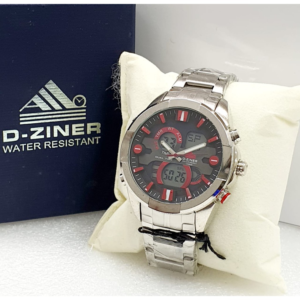 JAM TANGAN PRIA ORIGINAL D-ZINER 8096 ANALOG DIGITAL