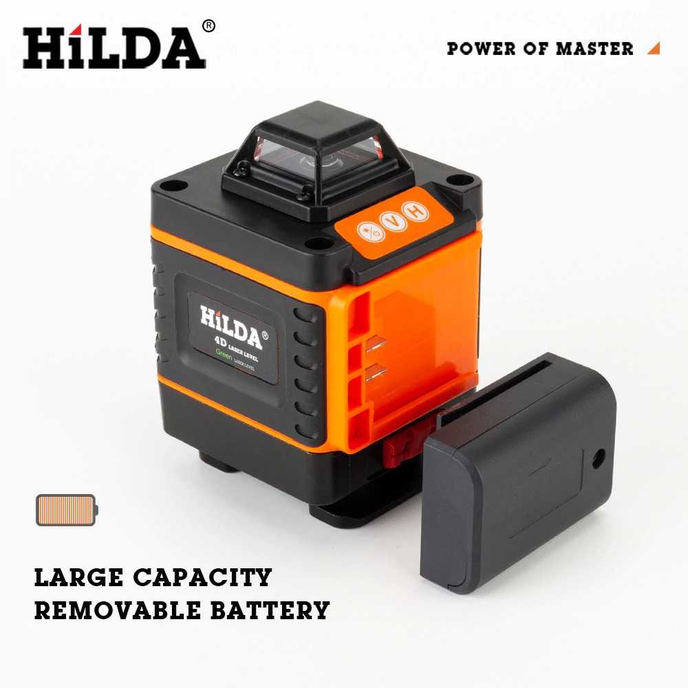 Hilda Mesin Self Leveling 16 Line Laser 4D Remote LD-515