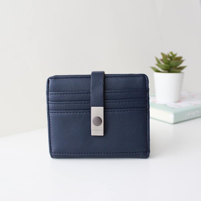 HARUICA L5-002 dompet kartu ( READY STOCK BESTSELLER )-Navy