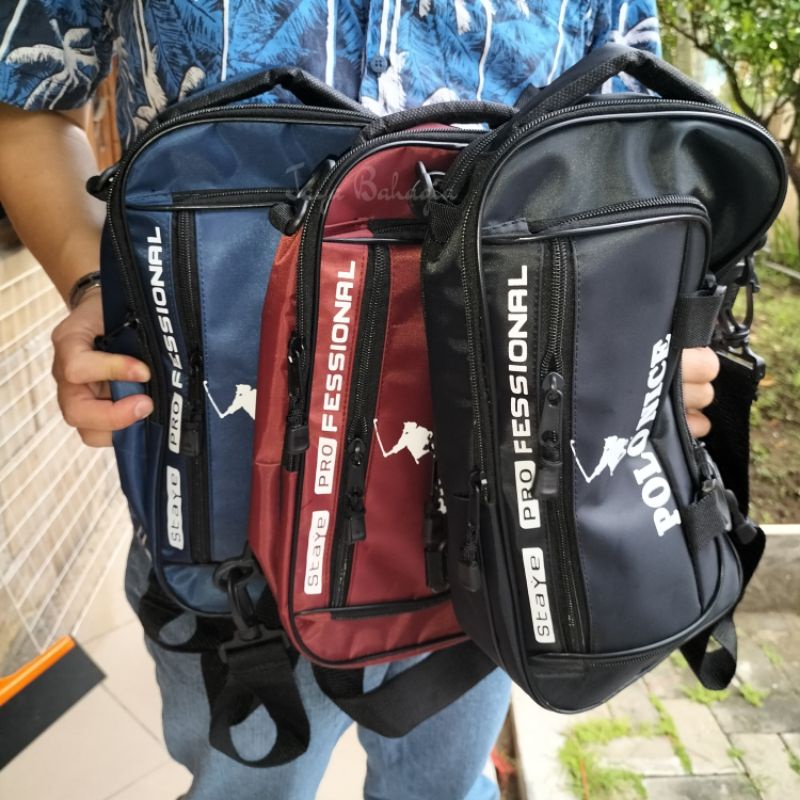 3in1 Slingbag Ransel Jinjing Polo Nice Tas Pria Multifungsi Murah