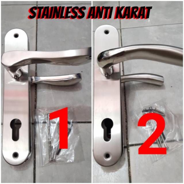 Handle / pegangan pintu besar stainless anti karat PROMO