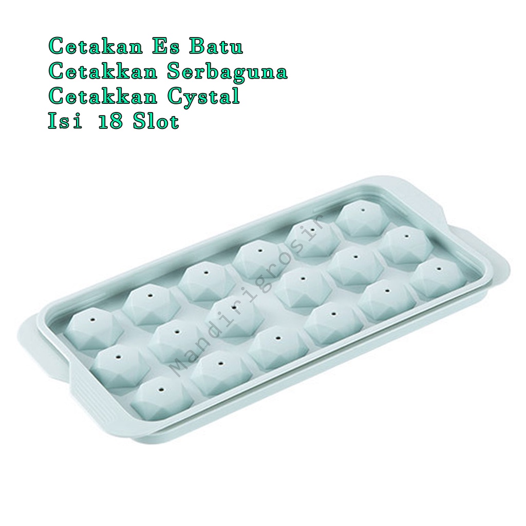 Cetakkan Serbaguna*Cetakan Es Batu crystal*Cetakan Jelly* 18 Slot