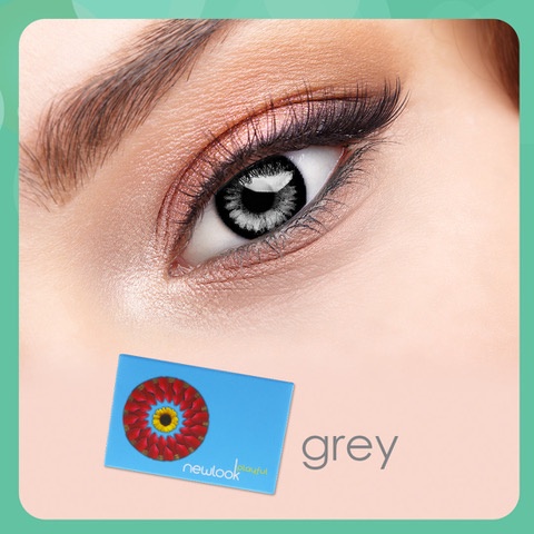 SOFTLENS NEWLOOK PLAYFUL MINUS (-0.50 s/d -8.00) GREY &amp; BROWN