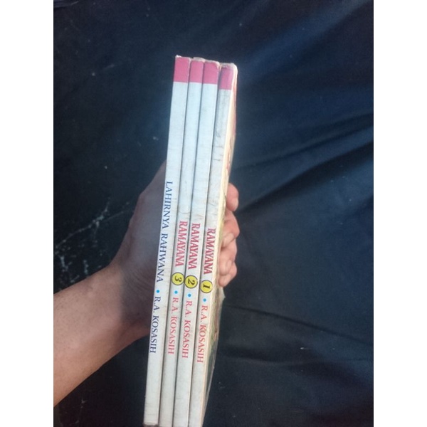 Komik langka R. A. Kosasih - ramayana 1-3 tamat+lahirnya rahwana (koleksi pribadi)