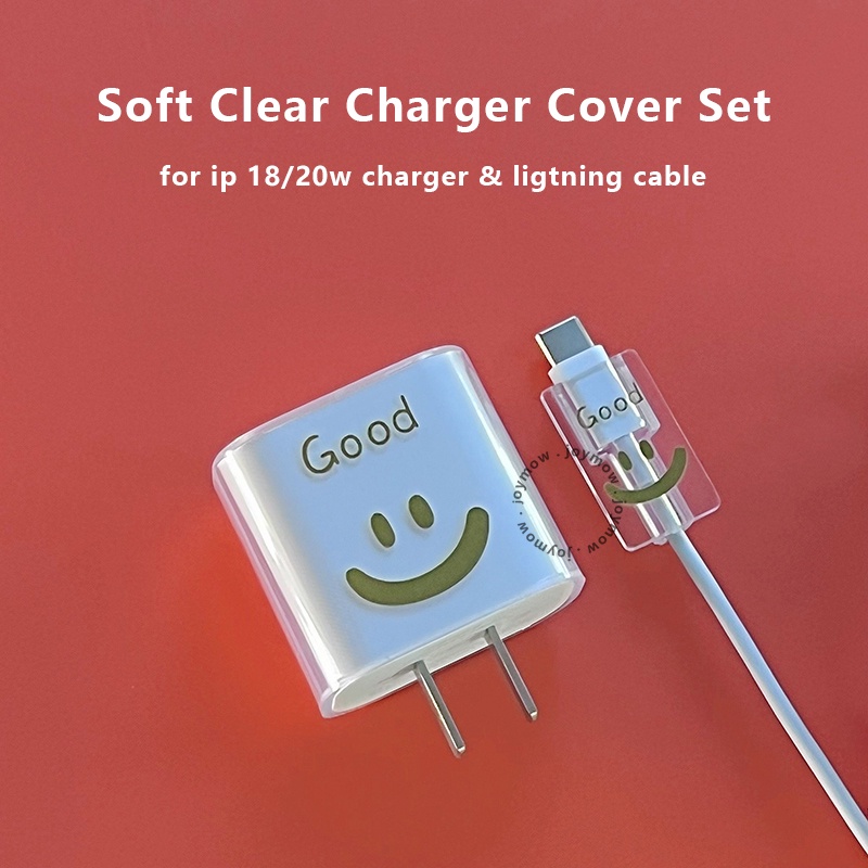 2pcs / set Case Kabel Charger USB / Tipe c 20W Bahan TPU