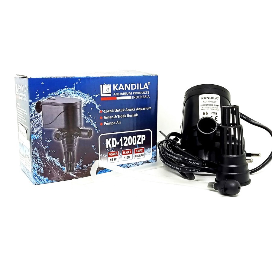 KANDILA KD 1200ZP /  KANDILA 1200 ZP POWERHEAD  KANDILA 1200 15 WATT 800 LPH POMPA AQUARIUM