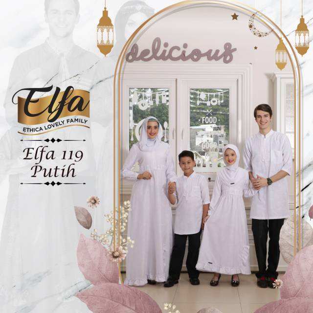SARIMBIT ETHICA ELFA 119 PUTIH (KAHFI 90, KAGUMI 198)