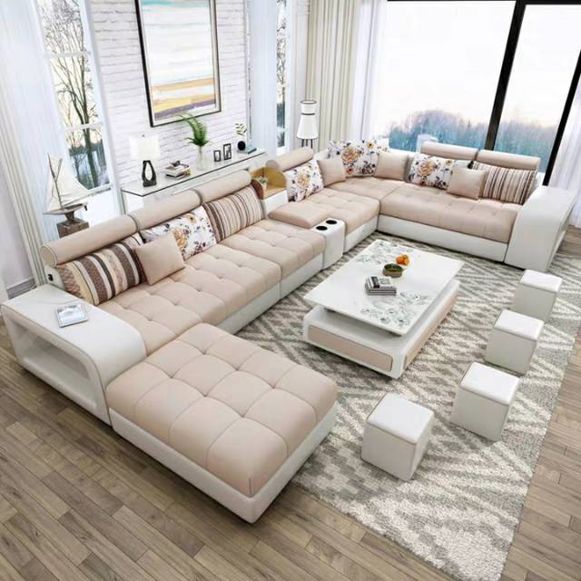Sofa minimalis Leter-U