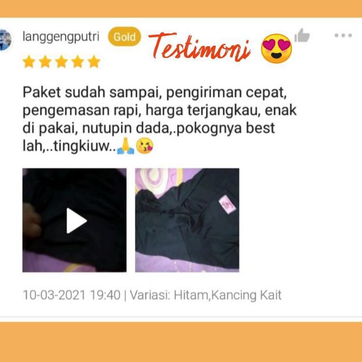 [58] CIPUT NINJA ANTEM CIPUT NINJA ANTEM KANCING DALEMAN KERUDUNG NINJA INNER HIJAB INNER NINJA [pf 