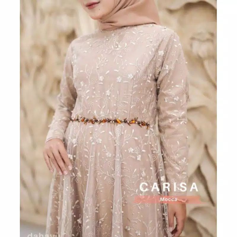 CARISSA DRESS BRUKLAT DRESS ENGAGEMENT GAUN MUSLIMAH KONDANGAN / GAUN MEWAH / GAUN MURAH / GAUN PEST