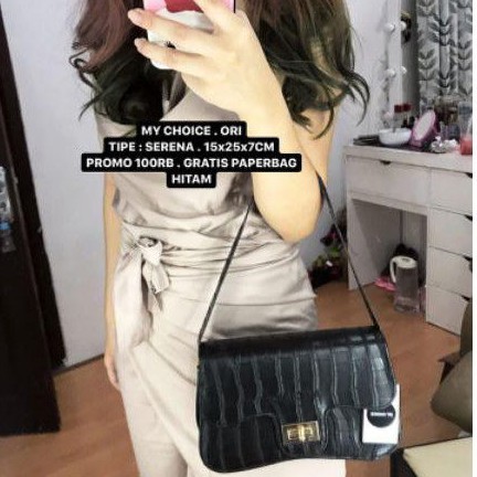 TAS MY CHOICE.ORI.SERENA.GRATISPAPERBAG. JEJEZZZ