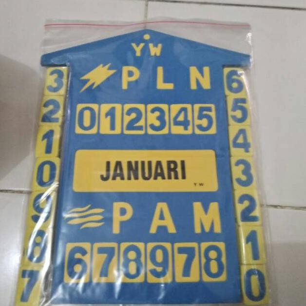 

The Big Sale☄ Papan meter penunjuk angka PLN PAM Koleksi Termurah ♕