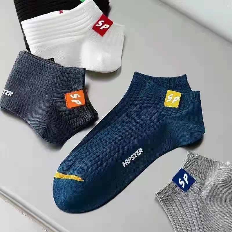 Gobra ♕ KK042 Kaos Kaki (Tanpa Kemasan) Pria Wanita Tipis Pendek Semata Kaki Sport SP Fashion Korea Sock Import Murah