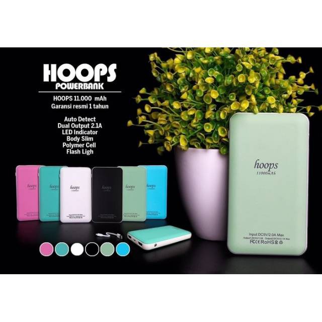 POWERBANK JETE HOOPS 11000MAH / POWERBANK HP