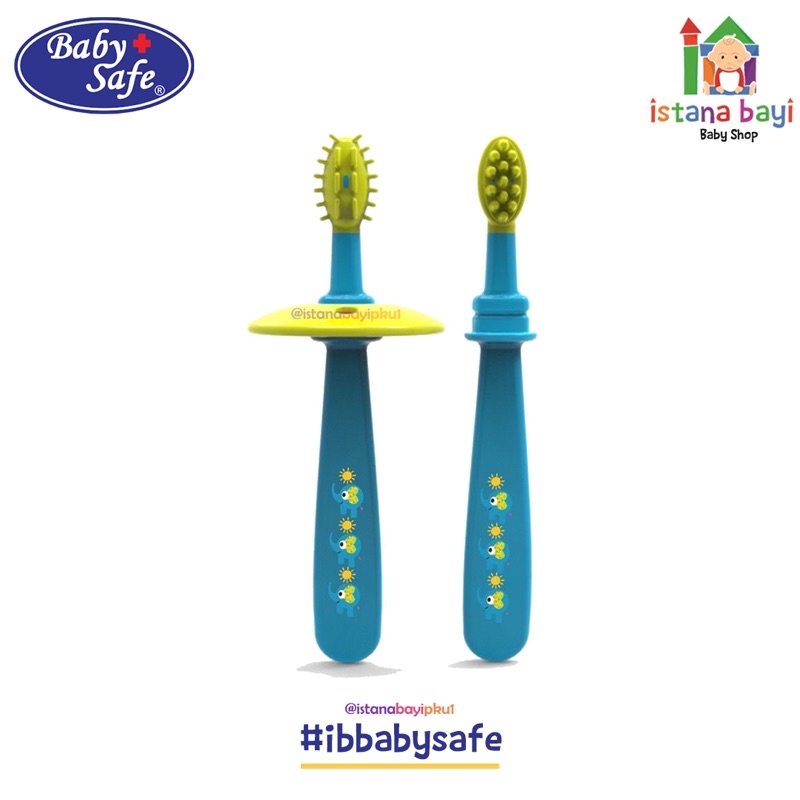 Baby safe Gum Massage &amp; Toothbrush - Sikat gigi bayi TB003