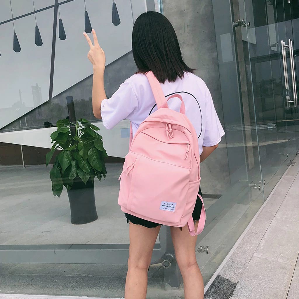 KSO_BAG - Tas Ransel Anak Wanita Terbaru 2021 Kekinian Backpack MIN TAO Korean Style Termurah