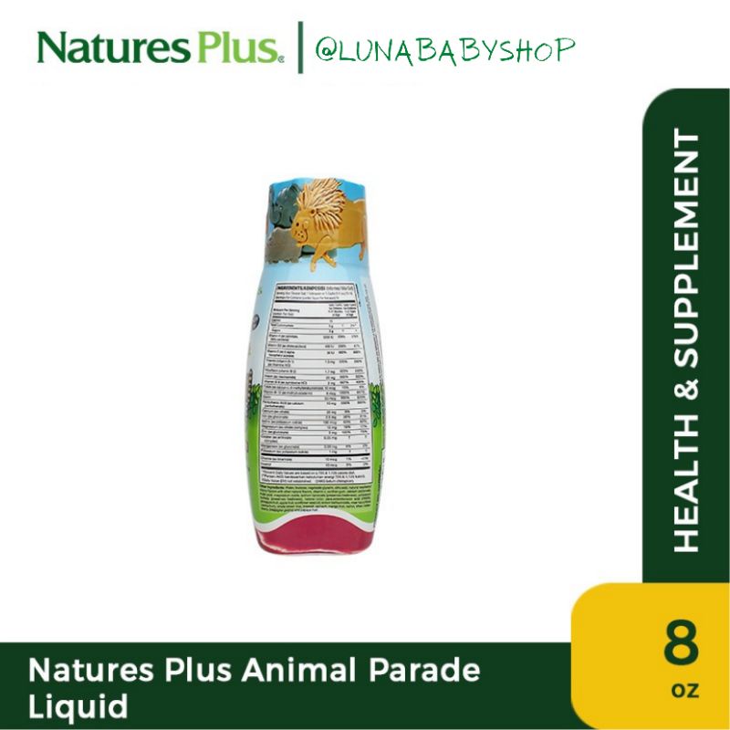 Natures Plus Liquid Children's Multi Vitamin 236,56ml