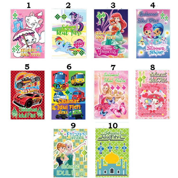 

Amplop/Angpao Sedang Idul Fitri Isi 10 Pc (Medium) HO3429W
