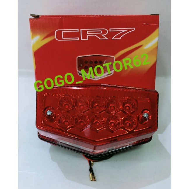 Stoplamp Lampu Stop Belakang RX-King Led & Bohlam Standar Kaca Merah