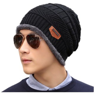 SONG TING Topi kupluk Banie Hat Dingin Pria Wanita Hangat Lembut