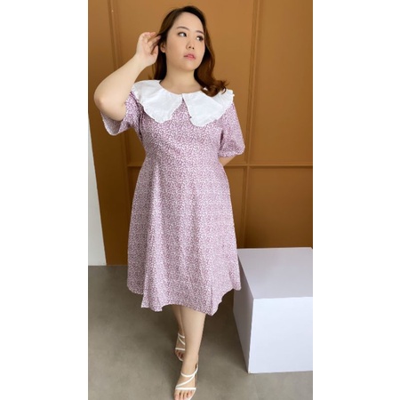 KOREAN MIDI DRESS BIGSIZE XXXL EONI