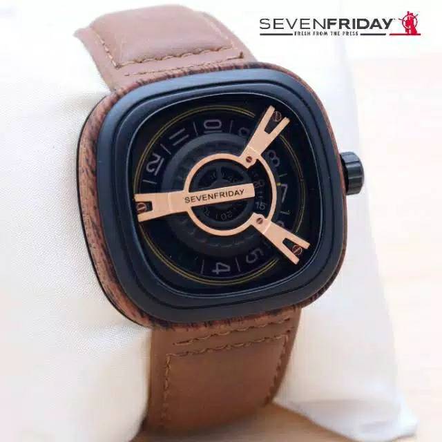 JAM TANGAN PRIA SEVENFRIDAY BODY KAYU
