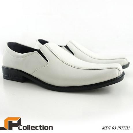 YHR Sepatu Pantofel MDT 05 Putih Untuk Kerja Kantor & Pesta Promo 2020