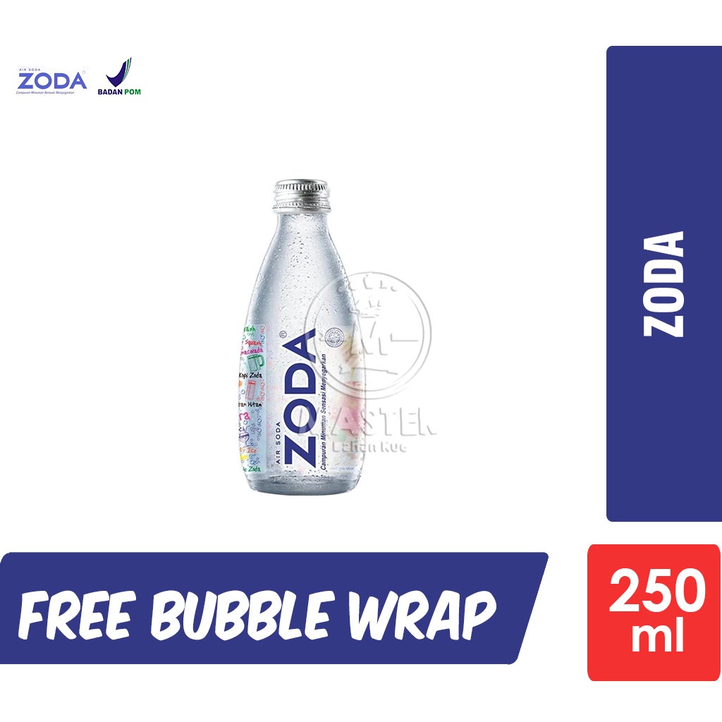 

Air soda zoda/ Zoda One way Bottle [Botol Kaca 250ml]