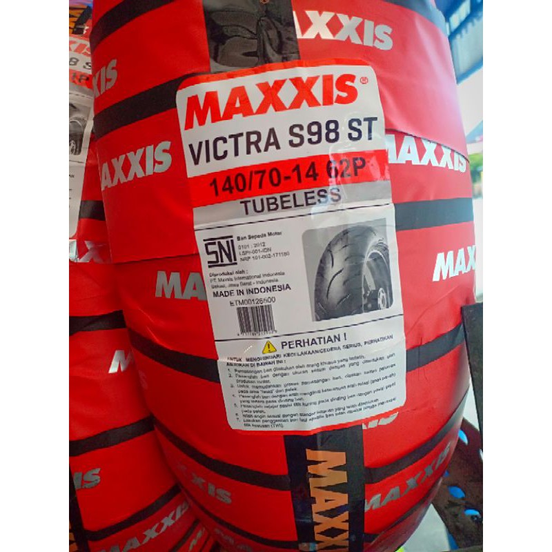 ban maxxis victra ring 14 ukuran 140-70/14