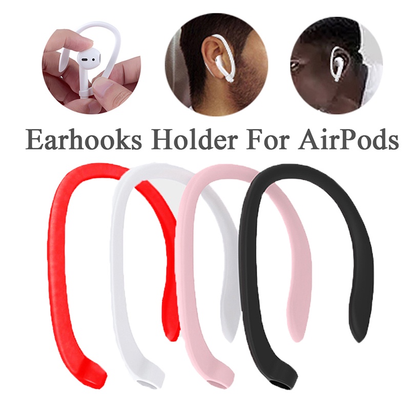 # Kaos T-Shirt Wanita Lengan Pendek Motif Print #2 Pasang Kait Telinga Holder Earphone Bluetooth Mini Anti Jatuh Kualitas Tinggi