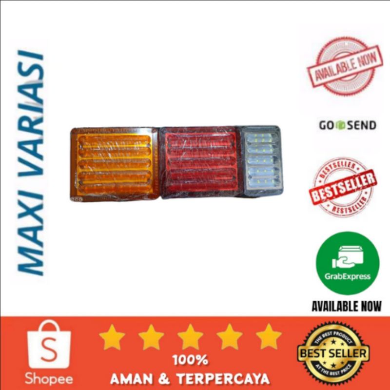 Jual Sepasang Stop Lamp Truck Lampu Led Lt D Kotak Shopee Indonesia