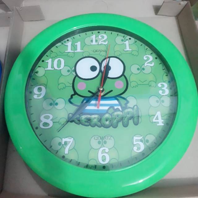 Jam dinding ogana / jam dinding karakter / doraemon, hello kitiy, keropiy