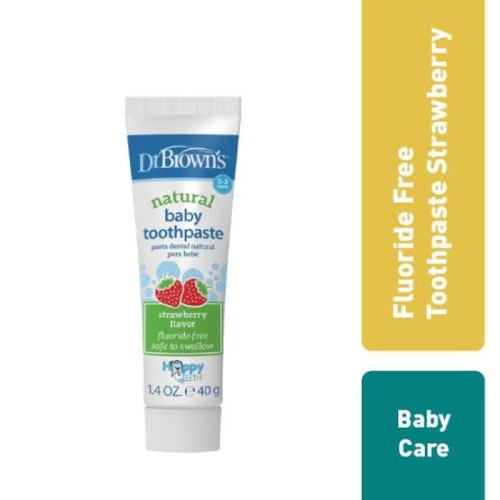 Dr Brown's Natural Baby Toothpaste Strawberry - HG063