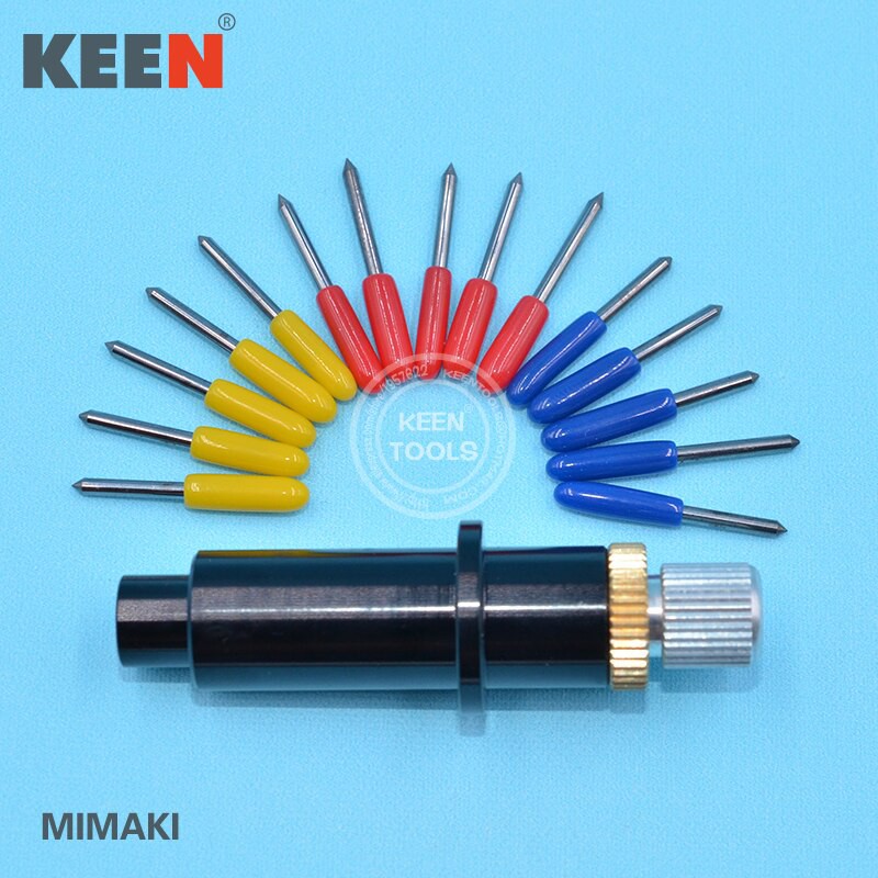 

1Pcs Mimaki Blade Holder+15Pcs 30 45 60 Degree Cemented Carbide Blades For Mimaki/Mimaki Cutting