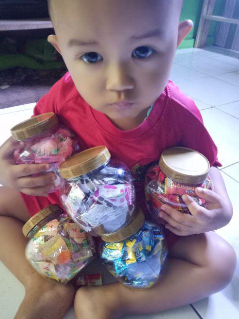 Toples Apel Gentong Mini Plastik Bagus Murah Kue