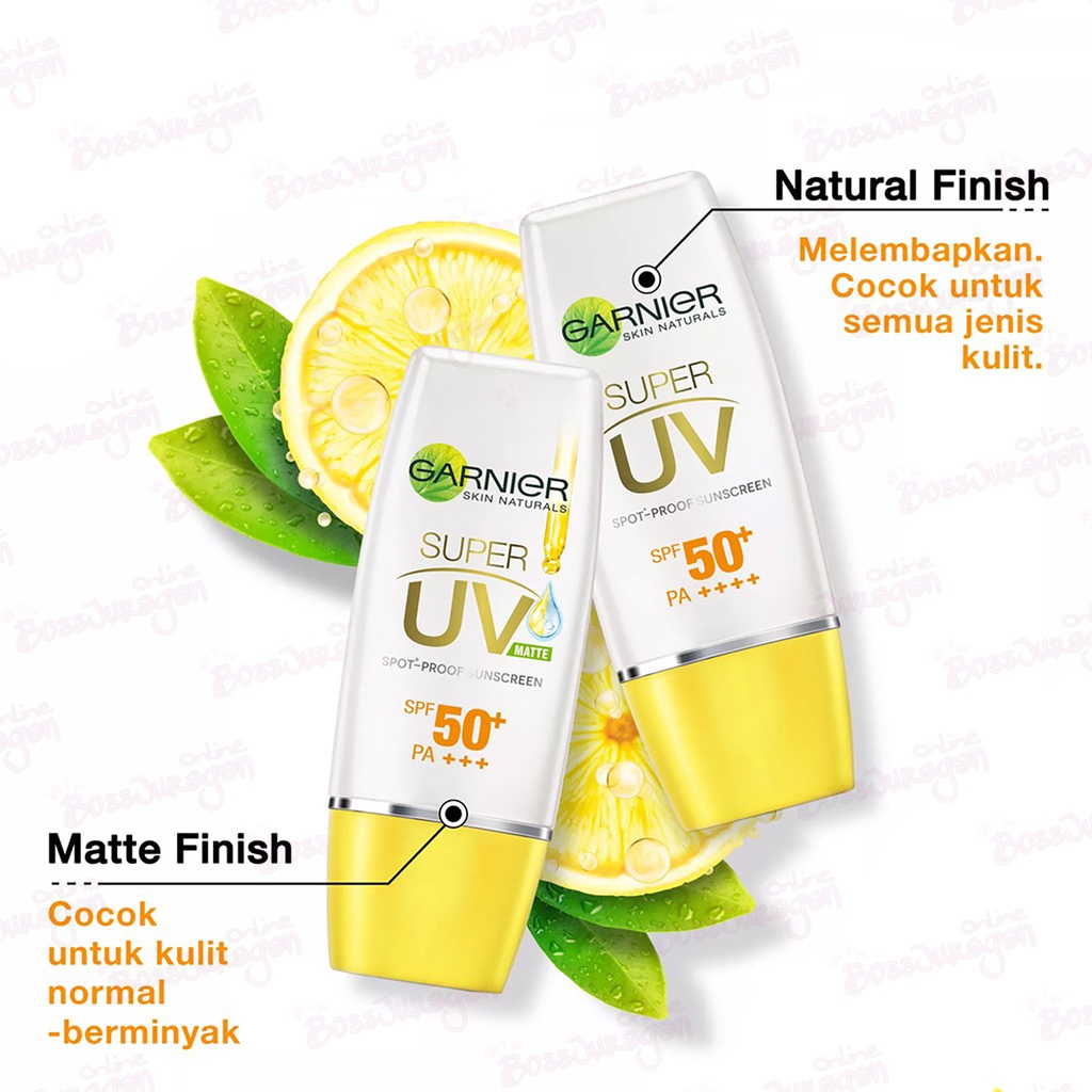 (BOSS) GARNIER Light Complete Super UV Spot Proof Sunscreen SPF 50+ PA++++ | Natural Finish | Matte Finish