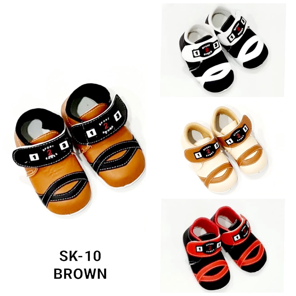 Sepatu bayi bola SK-10 sepatu bayi newborn laki laki perempuan sepatu bayi baru lahir sepatu bayi prewalkpper