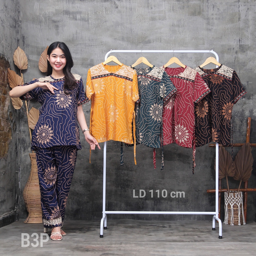 DASTER PIYAMA WARNA DAN MOTIF MATAHARI