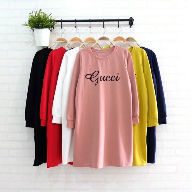 kaos tunik import gucci