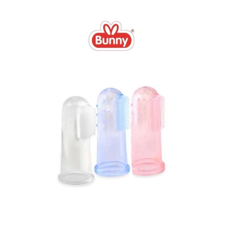 LustyBunny Silicone Finger Toothbrush Isi 3 pcs DC-2203/Sikat Gigi Jari