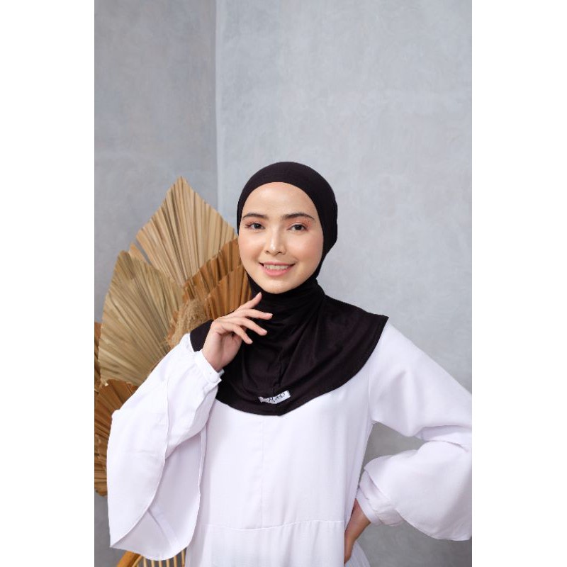 PROMO!!! Daleman Ciput Ninja Kancing 2in1 Jersey / Hijab 2in1 Sport Jersey Premium / Jilbab inner ka