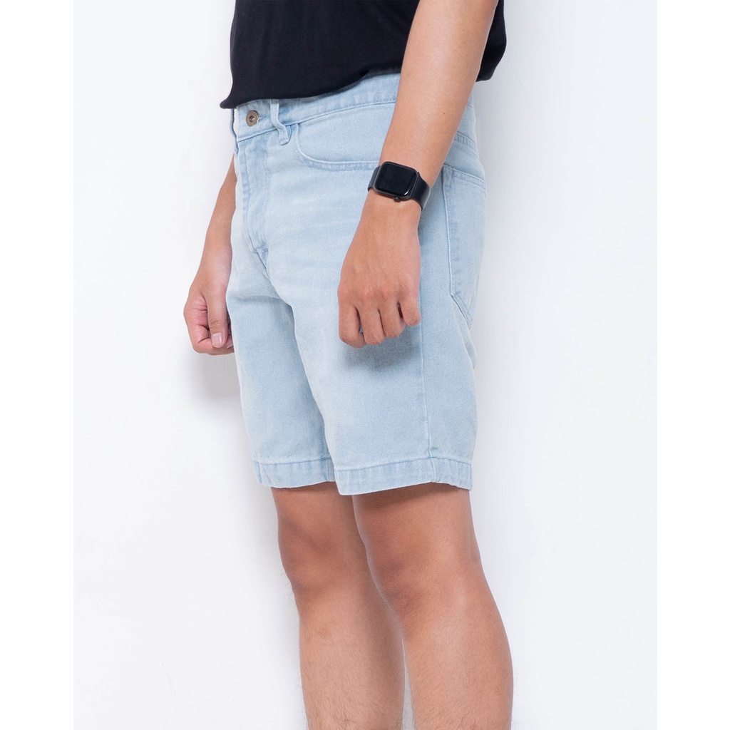 PLAIN Short Denim Washed - Sky Blue Washed