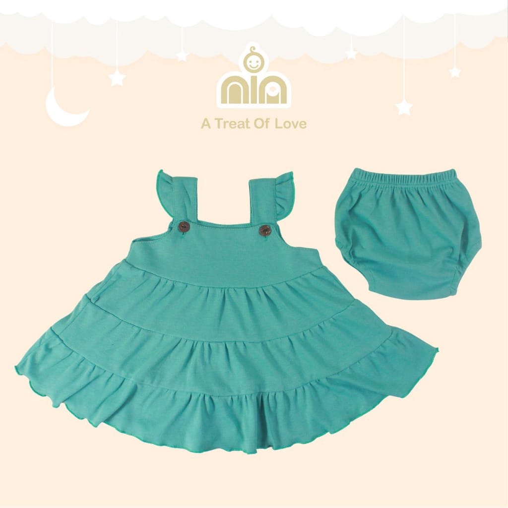 PROMO SALE Dress Bayi Perempuan 3-6 Bulan Dress Nia Daisy