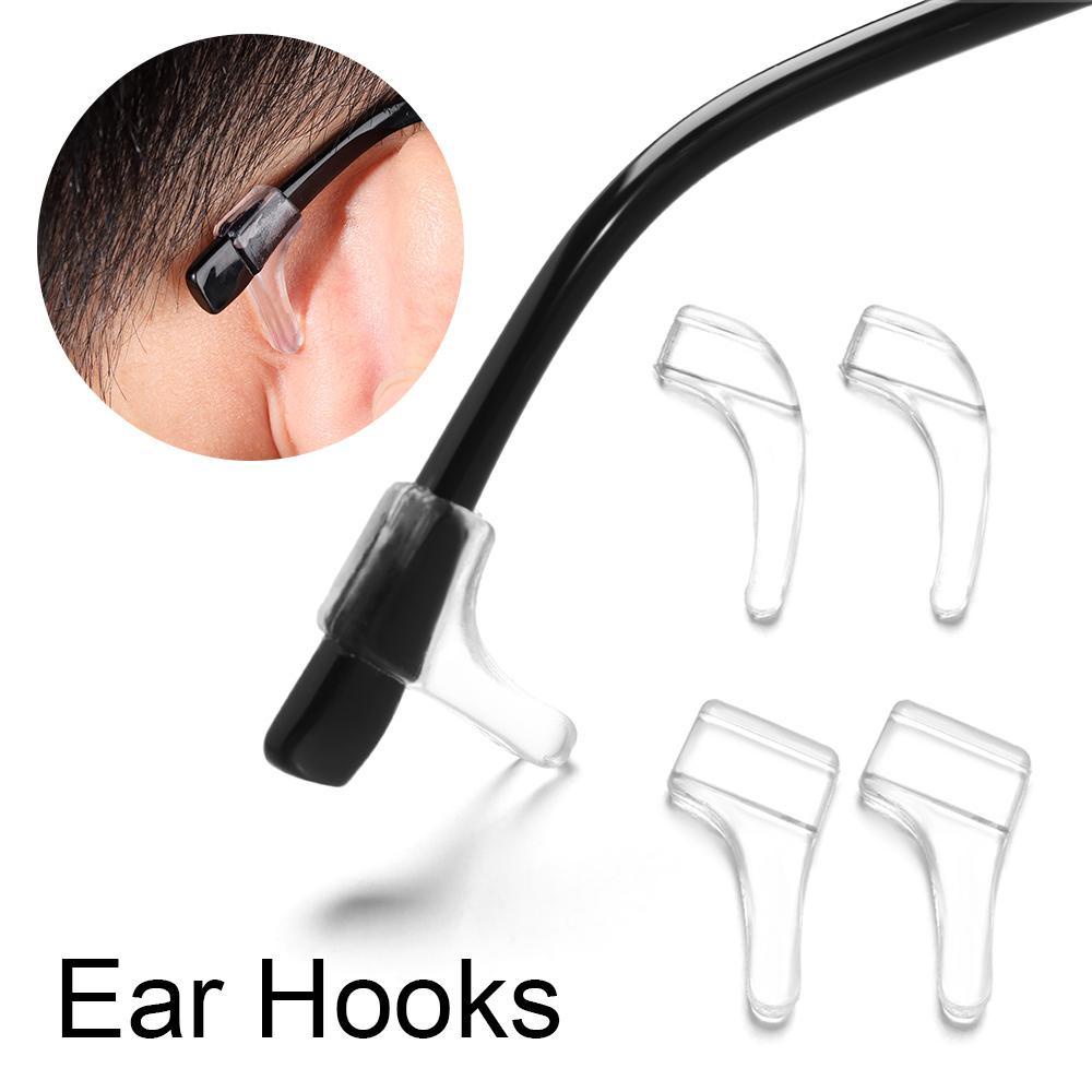 Suyo 10pasang Ear Hooks Grip Kaca Aksesoris Holder Eyewear Silikon