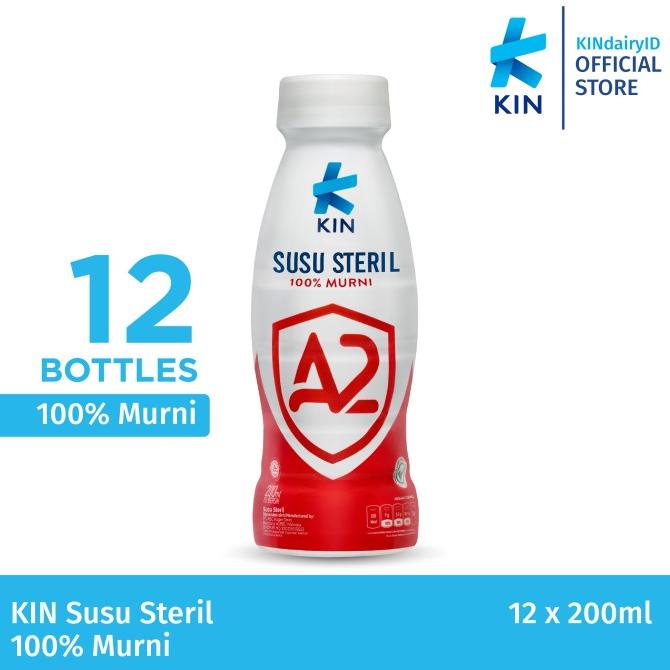 

[COD] KIN Susu Steril 100% Murni 200ml 12 pcs [COD]